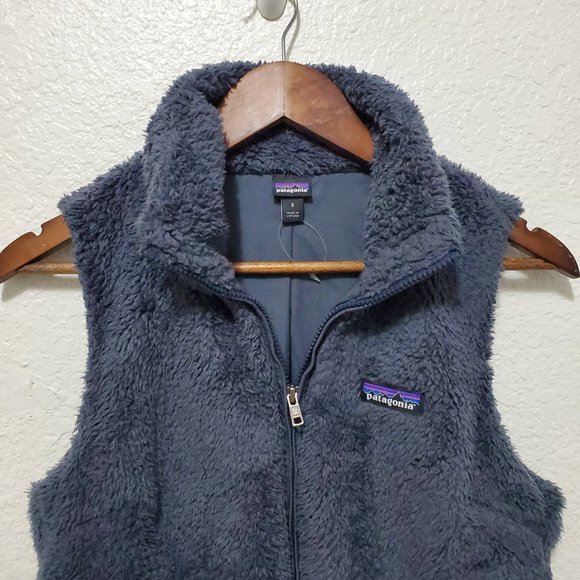 Patagonia Los Gatos Fleece Vest Smolder blue sleeveless zip up - Picture 4 of 11
